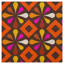 Muster der Retro-Fabric Stoff