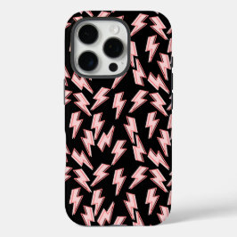 Muster der rosa Blitze iPhone 16 Pro Hülle