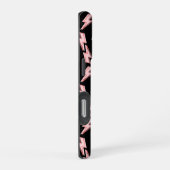 Muster der rosa Blitze iPhone Hülle (Rechte Seite)