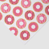 Muster der rosa Donuts Seidenpapier (Ausschnitt)