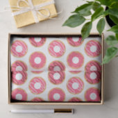 Muster der rosa Donuts Seidenpapier (Geschenk)
