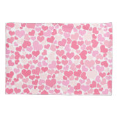 Muster der rosa Herzen - Muster der Pillowcases Kissenbezug (Rückseite)