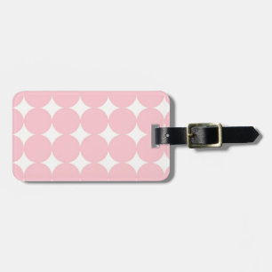 Muster der rosa Kreise Gepäckanhänger
