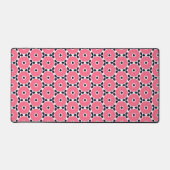 Muster der rosa Kreise Schreibtischunterlage (Vorderseite)