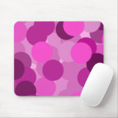 Muster der rosa Overlapping Circles Mousepad (Mit Mouse)