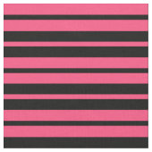 Muster der rosa schwarzen Streifen Stoff (Nahaufnahme)