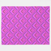 Muster der rosa Streifen Fleecedecke (Vorderseite (Horizontal))