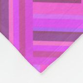 Muster der rosa Streifen Fleecedecke (Ecke)