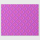 Muster der rosa Streifen Geschenkpapier (Flach)