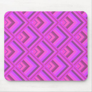 Muster der rosa Streifen Mousepad