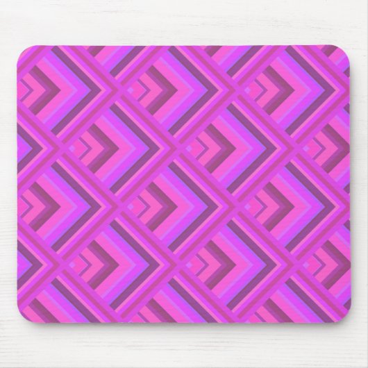 Muster der rosa Streifen Mousepad (Vorne)