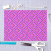 Muster der rosa Streifen Seidenpapier (Handwerk)