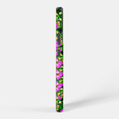 Muster der rosa tropischen Blume Samsung Galaxy Hülle (Rechte Seite)