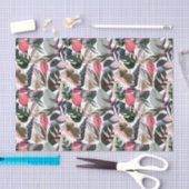 Muster der rosa tropischen Unterkünfte Seidenpapier (Handwerk)