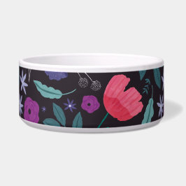 Muster der rosa und Lila Blütendarstellung Napf