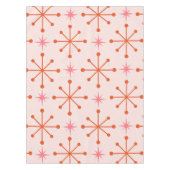 Muster der rosafarbenen atomaren Sternexplosionen  Tischdecke (Vorderseite)