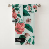 Muster der Rose Badhandtuch Set (Insitu)