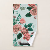 Muster der Rose Badhandtuch Set (Handtuch)