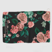 Muster der Rose Golfhandtuch (Horizontal)