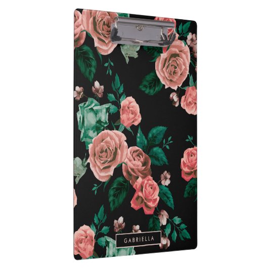 Muster der Rose Klemmbrett (Rechts)
