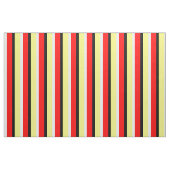 Muster der roten gelben Streifen Stoff (Fat Quarter (45,7 x 55,9 cm))