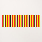 Muster der roten gelben Streifen Yogamatte (Rückseite (Horizontal))