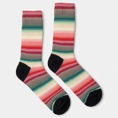 Muster der roten grünen Linie Socken (Rechts)