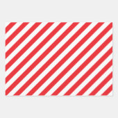Muster der roten Linie Geschenkpapier Set (Vorderseite)