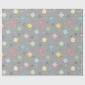 Muster der rückwärts gerichteten Atomsprengköpfe Geschenkpapier (Flach)