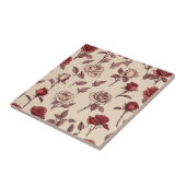 Muster der rustikalen Rose Fliese (Seite)