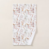 Muster der rustikalen Wildblume Badhandtuch Set (Handtuch)