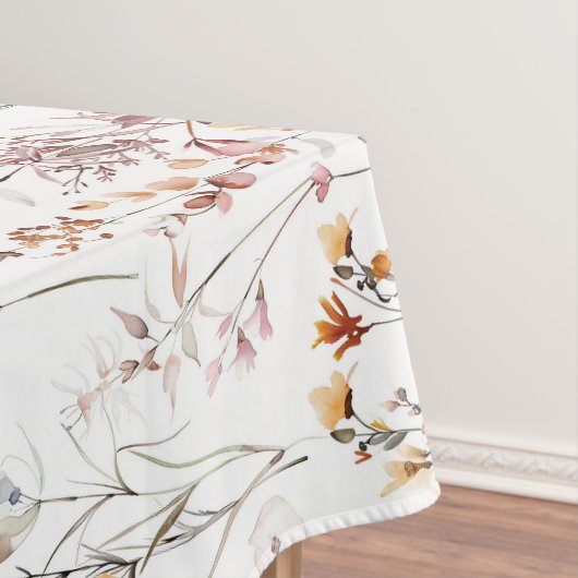 Muster der rustikalen Wildblume Tischdecke (Beispiel)