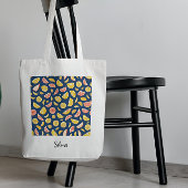 Muster der saftigen Zitronen Tote Tasche