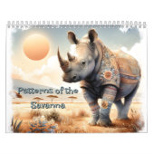 Muster der Savanna Grasslands Kalender (Titelbild)