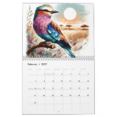 Muster der Savanna Grasslands Kalender (Feb 2027)