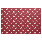 Muster der Schäferhund-HundeSilhouette-GSD Stoff (Fat Quarter (45,7 x 55,9 cm))