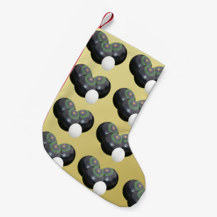 Muster der Schalen aus Gold und schwarzem Rasen, Kleiner Weihnachtsstrumpf