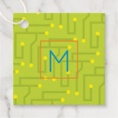 Muster der Schalttafel - Das erste Computerspiel Geschenkanhänger (Vorderseite)