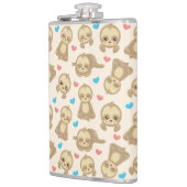 Muster der Schluchten, Niedliche Schluchten, Herze Flachmann (Links)