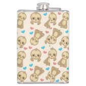 Muster der Schluchten, Niedliche Schluchten, Herze Flachmann (Rückseite)