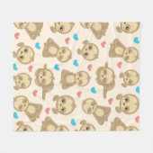 Muster der Schluchten, Niedliche Schluchten, Herze Fleecedecke (Vorderseite (Horizontal))