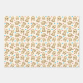 Muster der Schluchten, Niedliche Schluchten, Herze Geschenkpapier Set (Vorderseite 2)