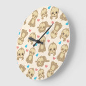 Muster der Schluchten, Niedliche Schluchten, Herze Große Wanduhr (Winkel)