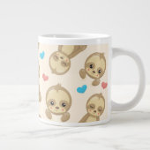 Muster der Schluchten, Niedliche Schluchten, Herze Jumbo-Tasse (Rechts)