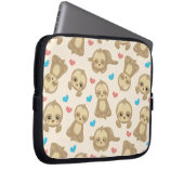 Muster der Schluchten, Niedliche Schluchten, Herze Laptopschutzhülle (Vorne Rechts)