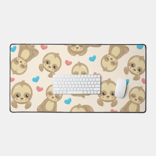 Muster der Schluchten, Niedliche Schluchten, Herze Schreibtischunterlage (Tastatur & Maus)