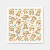 Muster der Schluchten, Niedliche Schluchten, Herze Serviette (Vorderseite)