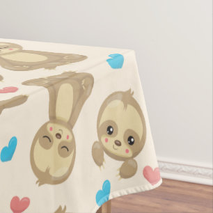 Muster der Schluchten, Niedliche Schluchten, Herze Tischdecke