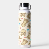 Muster der Schluchten, Niedliche Schluchten, Herze Trinkflasche (Rückseite)