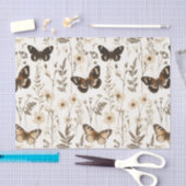 Muster der Schmetterlinge und Blume Seidenpapier (Handwerk)